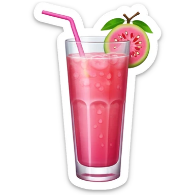 egzotic guava flavor for drink sticker