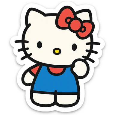 Hello-kitty sticker