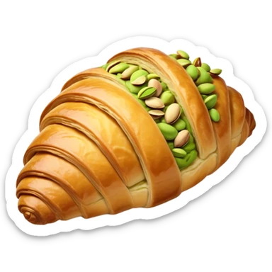 pistachio croissant  sticker