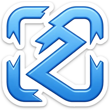 Quiero emoji de una descarga eléctrica  tipo trueno sticker