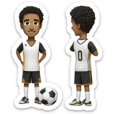 Sacha Boey with a ball sticker