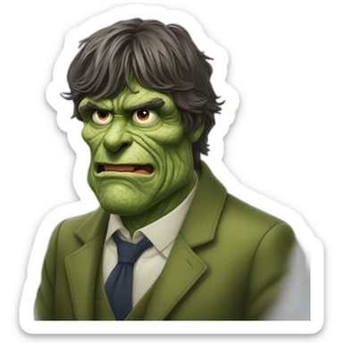 swamp-thing-carles-puigdemont sticker