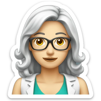 etudiante secretaire medical sticker