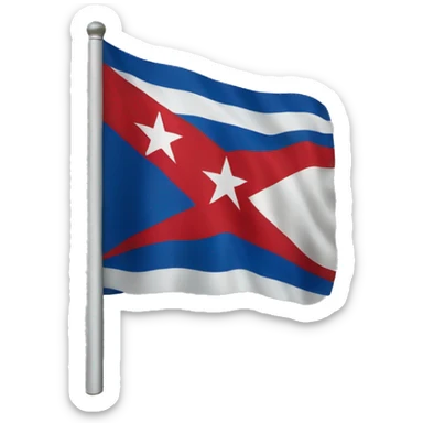 cuba flag sticker