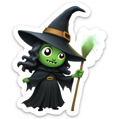 Wicked witch of the east sticker