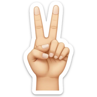 Middle finger sticker