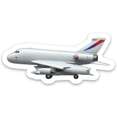 french aircraft Charles de Gaulle sticker