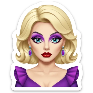 very sexy  drag queen baddie sticker