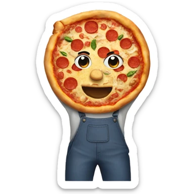 Pizza sticker
