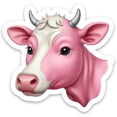 The udder of a cow sticker