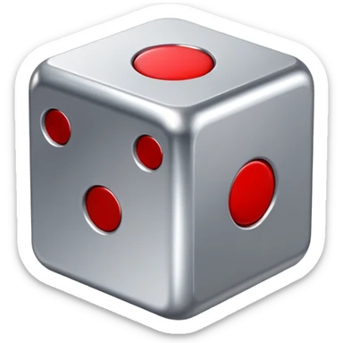 make a X with a red background in shape of cube sticker