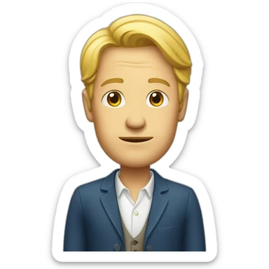 tall Swedish man sticker