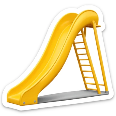 curly playground slide  sticker