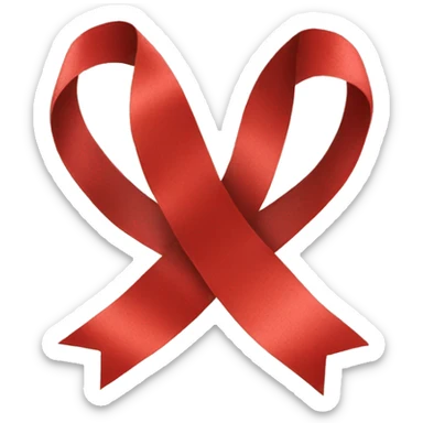Ribbon with red sticker