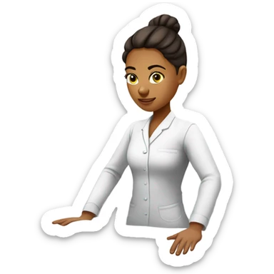 massage therapy student sticker