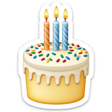 Eine A birthday cake with a 13 sticker