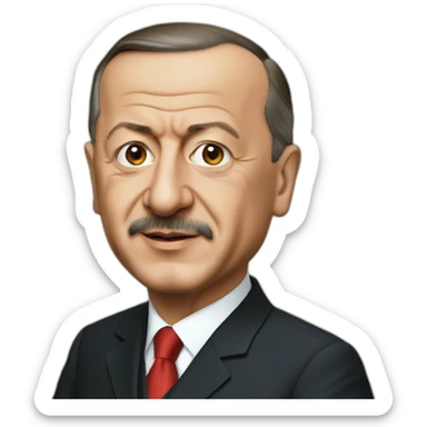recep tayyip erdogan sticker