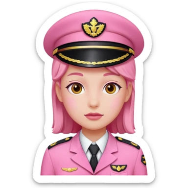 Pink cop sticker