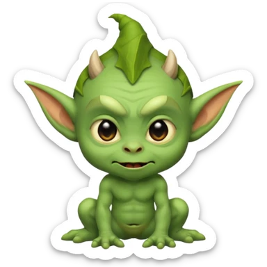 Goblin small baby   sticker