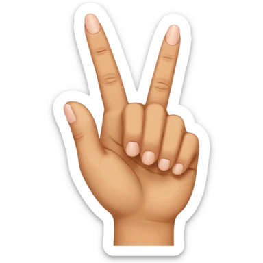 Middle finger sticker