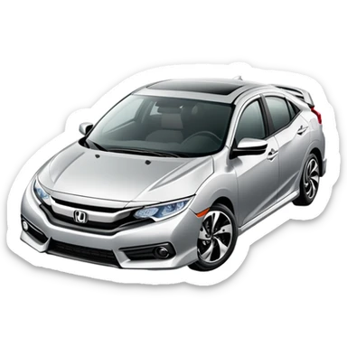 Honda civic fb sticker