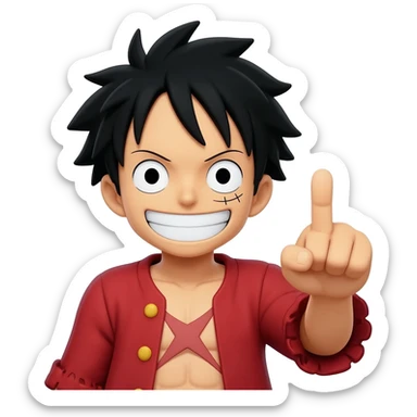 Luffy 🖕 sticker