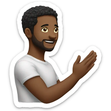 Patting myself on the back sticker