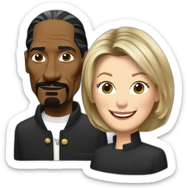 Snoop Dogg and Martha Stewart sticker