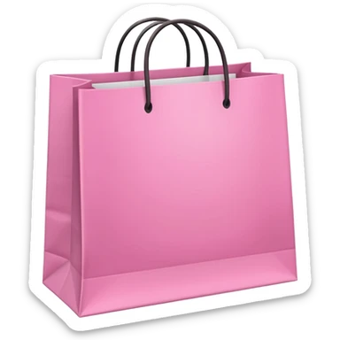 shopping pink bags sticker