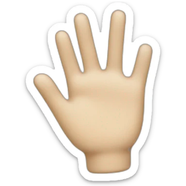 handwriting-hand sticker