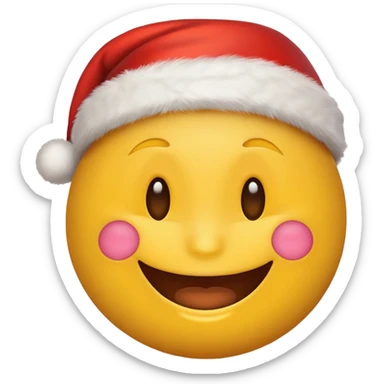 emoji happy face christmas mood sticker