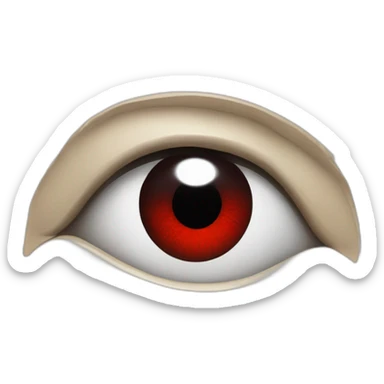 bloodshot eye sticker