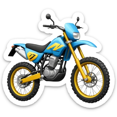 enduro bike sticker