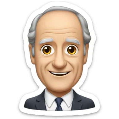 rey juan carlos I en elefante sticker