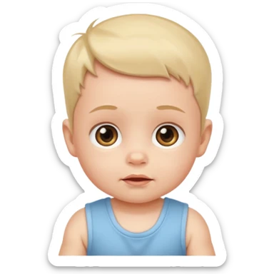 baby sleveless  sticker