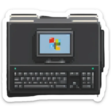 computer desktop folder icon sticker