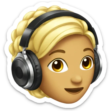 Glamour headphones sticker