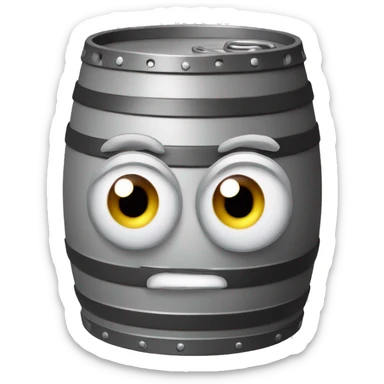 keg with eyes sticker