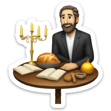 Shabbat Shalom sticker