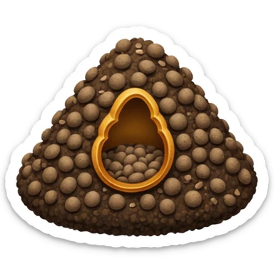 The mouse poops. sticker