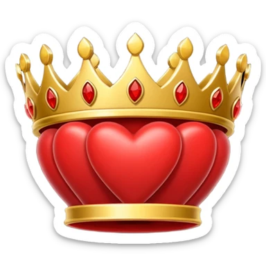 Coração em chamas dentro de uma coroa de espinhos sticker