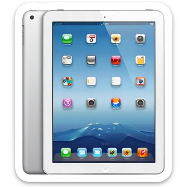 clean and recognizable iPad device sticker