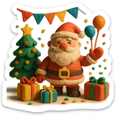 festive mood sticker