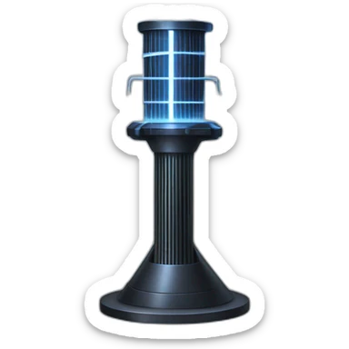 Nikola Tesla coil from the prestige sticker