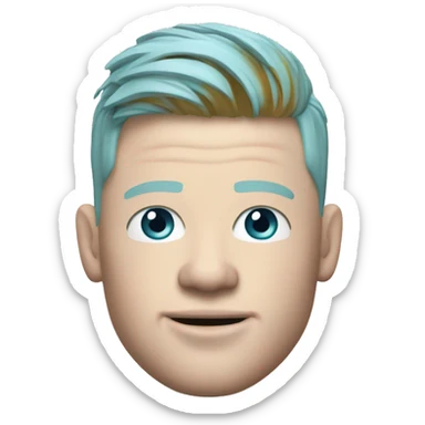 kevin de bruyne (current hairstyle, man city 24/25 jersey) sticker