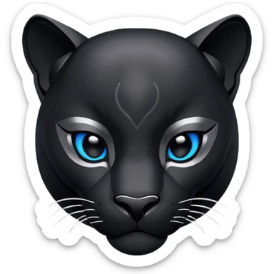 el logo de la marca de ropa puma  sticker