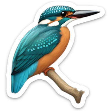 Kingfisher sticker