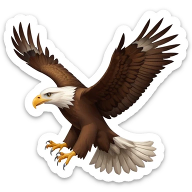 freedom eagle sticker