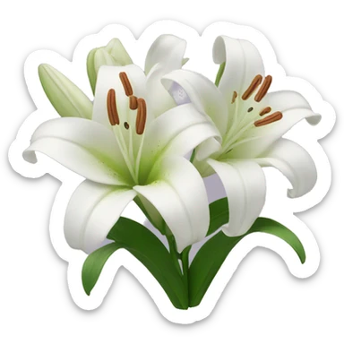 Lily flowers  sticker