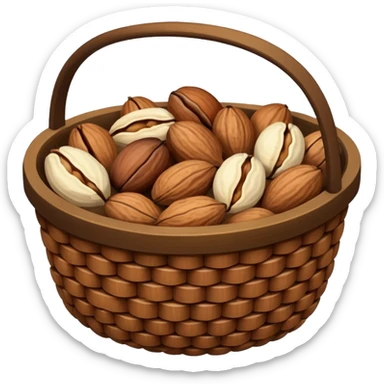 nut basket sticker